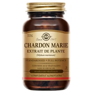 Solgar Extrait de Plante de Chardon Marie 60 Gélules Végétales
