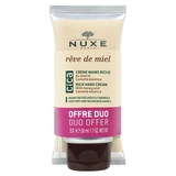 Crema de manos Nuxe Rêve de Miel Cica Rich, paquete de 2 (50 ml cada una)