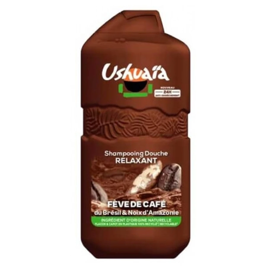 Champú y gel de baño relajante con granos de café de Ushuaïa, 280 ml