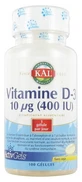Kal Vitamin D-3 10 µg (400 IE) 100 Kapseln
