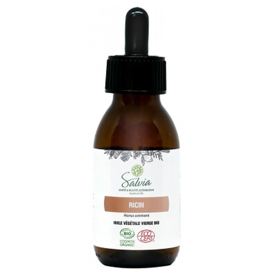Salvia Nutrition Huile Végétale Vierge Ricin Bio 100 ml