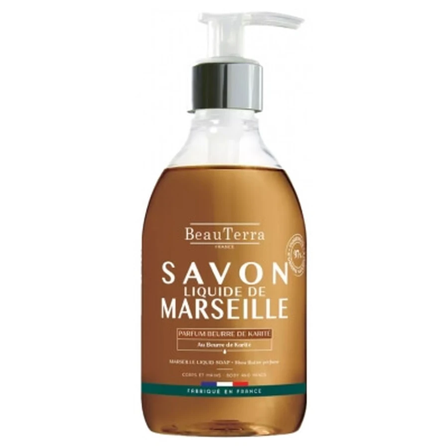 Jabón líquido BeauTerra Marseille con manteca de karité, 300 ml