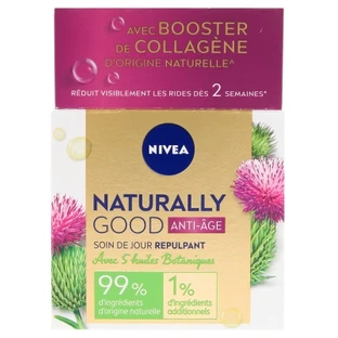 Nivea Naturally Good Anti-Aging Plumping Day Cream with Botanical Oils, 50 ml