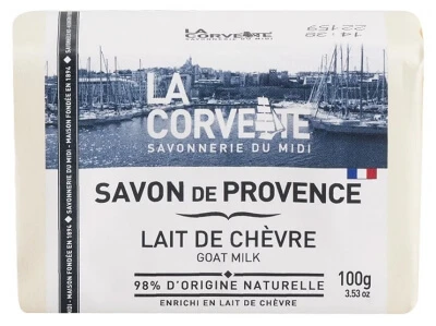 La Corvette Savon de Provence Goat's Milk Soap, 100 g
