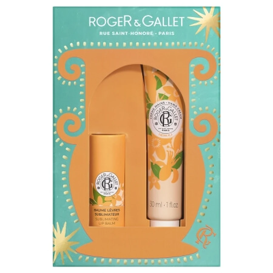 Crema de manos Neroli de Roger & Gallet, 30 ml + Bálsamo labial nutritivo, 3,5 g