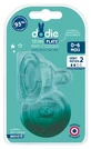 Dodie Sensation+ 2 tetinas planas, collar ancho, 0-6 meses, caudal 2 (medio)