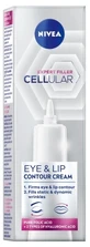 Crema reafirmante para el contorno de ojos y labios Nivea Cellular Expert Filler, 15 ml