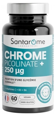 Santarome Chrome Picolinate+ 250 µg, 60 Capsules