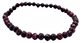 Natura Square-Armband mit facettiertem rotem Almandin-Granat