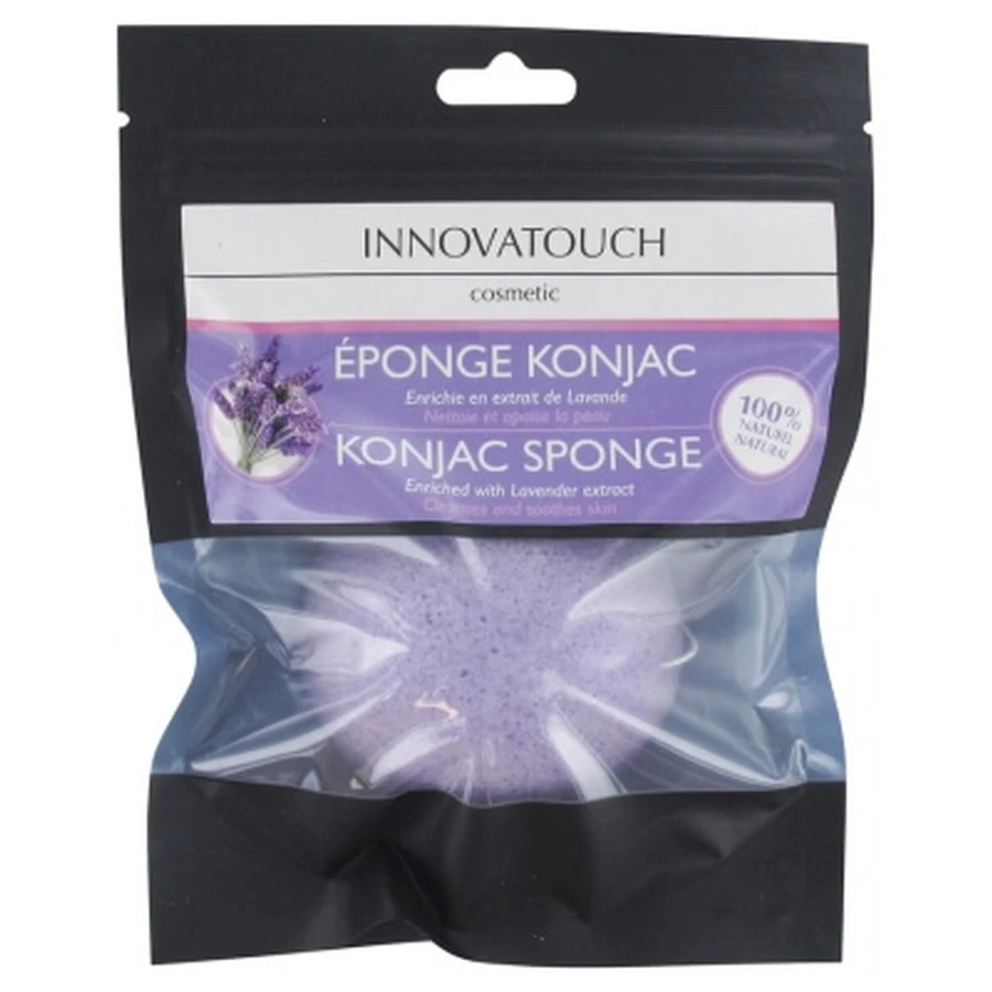 Innovatouch Konjac-Schwamm, angereichert mit Lavendelextrakt
