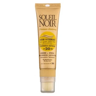 Soleil Noir Vitamineverrijkte Crème SPF 20, 20 ml + Stick SPF 30, 2 g