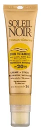 Soleil Noir Cremă de îngrijire cu vitamine SPF20 20 ml + Stick SPF30 2 g