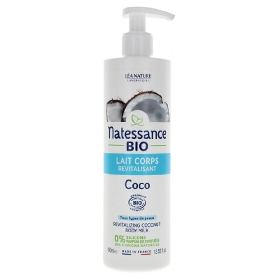 Natessance Organic Coconut Revitalizing Body Lotion 400 ml