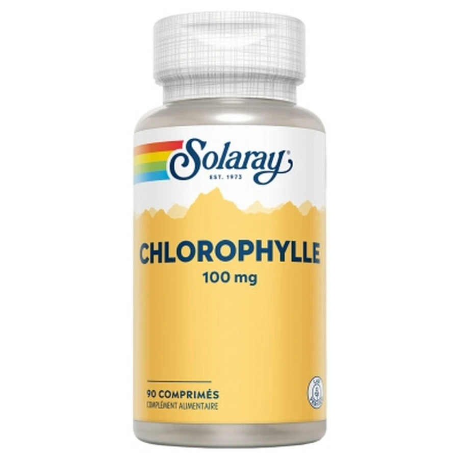 Solaray Chlorophyll 100 mg, 90 Tabletten