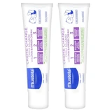 Crema para la dermatitis del pañal Mustela 1 2 3, paquete de 2 (100 ml cada una)
