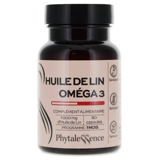 Phytalessence Huile de Lin Oméga 3 60 Capsules