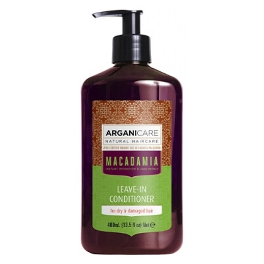 Arganicare Feuchtigkeitsspendende Haarcreme für trockenes und strapaziertes Haar mit Macadamia