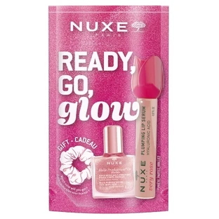 Nuxe Very Rose Lippen-Serum für mehr Fülle 8 ml + Huile Prodigieuse Or Florale 10 ml + ein kostenloses Haargummi