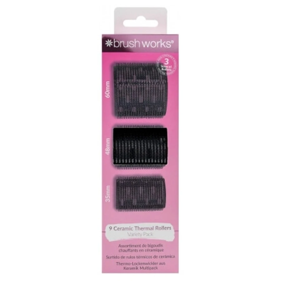 Surtido de rulos térmicos de cerámica de Brushworks