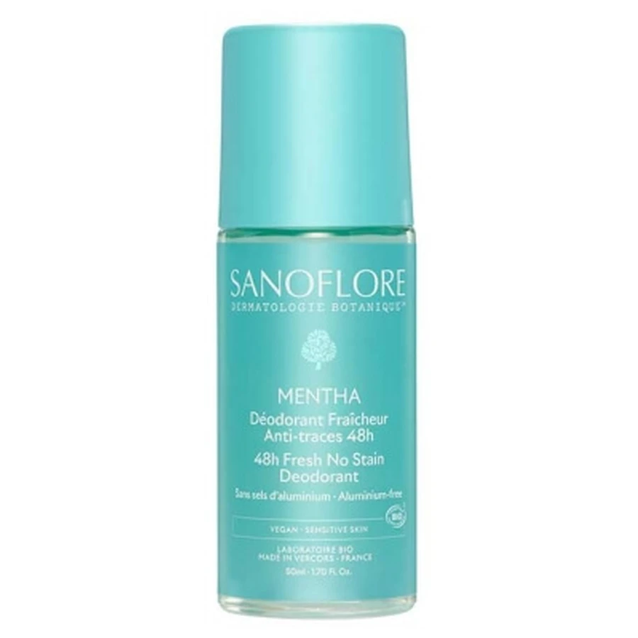 Sanoflore Déodorant Fraîcheur 48H Mentha Roll-On Bio 50 ml