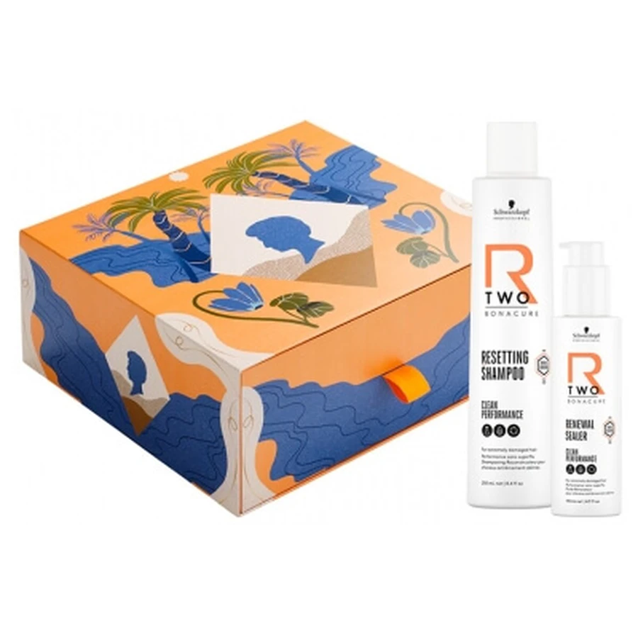 Schwarzkopf Professional Schwarzkopf Bonacure R-Two Set: Reconstructing Shampoo 250 ml + Restorative Fluid 145 ml