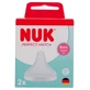 NUK Perfect Match 2 siliconen speentjes, XL-opening, tegen koliek, vanaf 6 maanden
