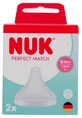 Tetinas de silicona NUK Perfect Match 2, orificio XL, anticólicos, a partir de los 6 meses