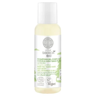 Natura Siberica Little Siberica Organic 2-in-1 Tear-Free Body and Hair Shampoo-Gel, 50 ml