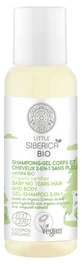 Natura Siberica Little Siberica Orgánico, gel-champú 2 en 1 para cuerpo y cabello que no pica en los ojos, 50 ml