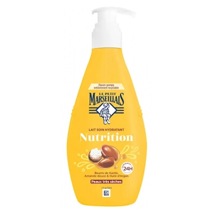 Le Petit Marseillais: Loción corporal hidratante y nutritiva para piel muy seca, 250 ml