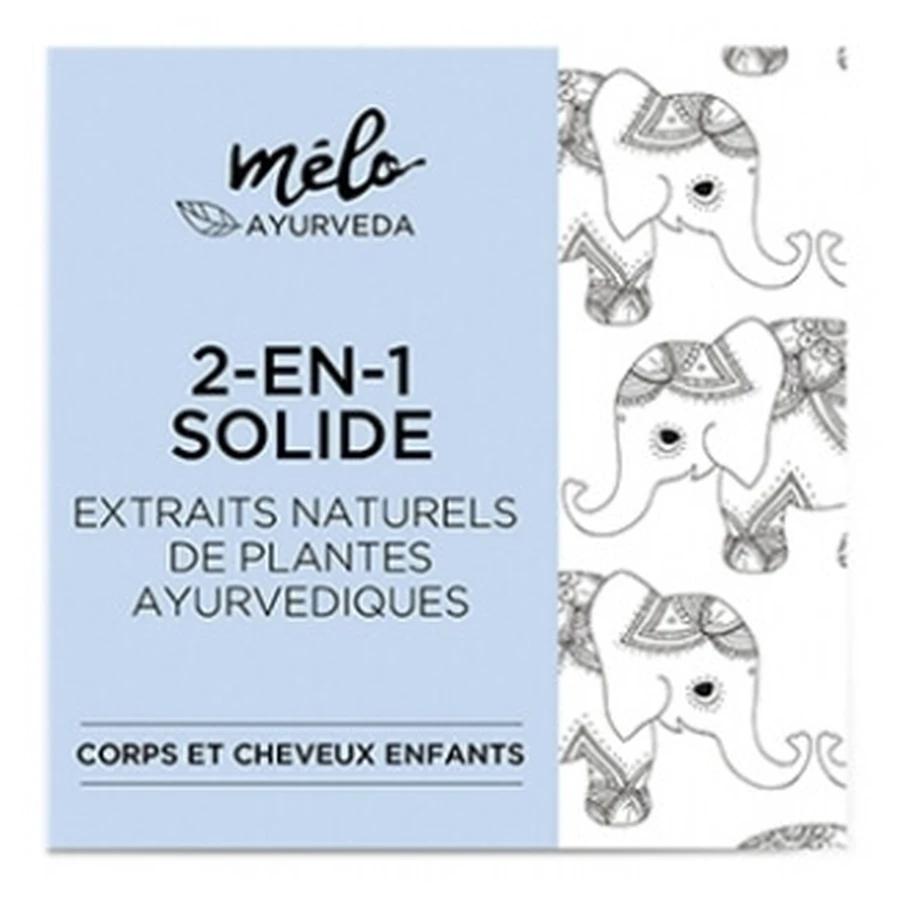 Melo Ayurveda 2-in-1 Solid Cleansing Bar for Children by Melo Ayurveda