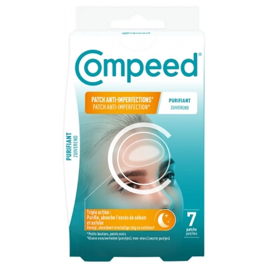 Compeed Zuiverende Anti-Acne-pleisters, 7 pleisters