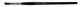 Parisax Pro Black – Abgewinkelter Lidschattenpinsel von Parisax