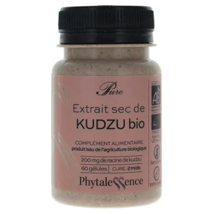 Phytalessence Pure Organic Kudzu, 60 Capsules