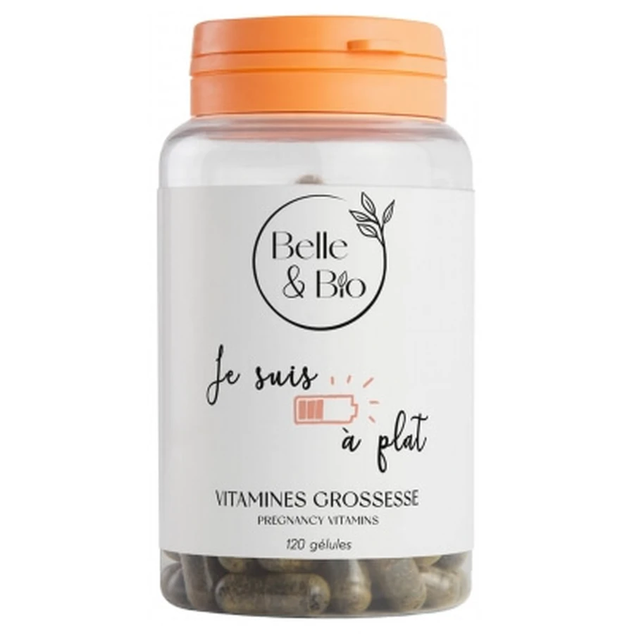 Vitaminas prenatales Belle & Bio, 120 cápsulas