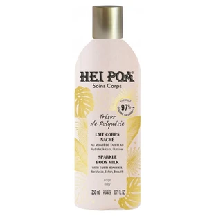 Hei Poa Trésor de Polynésie Lait Corps Nacré au Monoï 250 ml