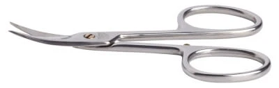 Vitry Nail Scissors with Curved Blades, Stainless Steel