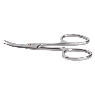 Tijeras para uñas Vitry con hojas curvas, de acero inoxidable