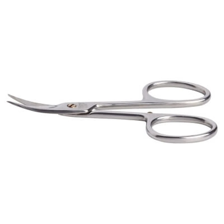 Tijeras para uñas Vitry con hojas curvas, de acero inoxidable