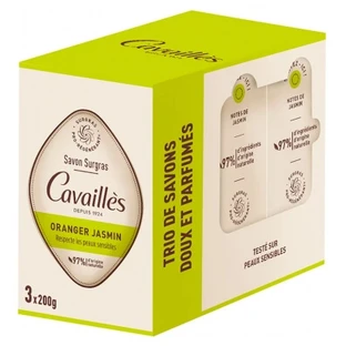 Cavaillès Vochtinbrengende zeep met sinaasappel en jasmijn, 3 x 200 g