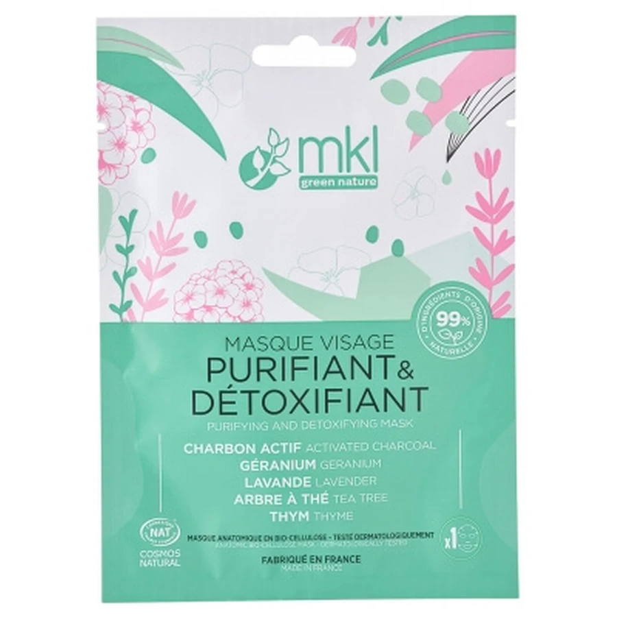 MKL Green Nature Mască facială purificatoare și detoxifiantă