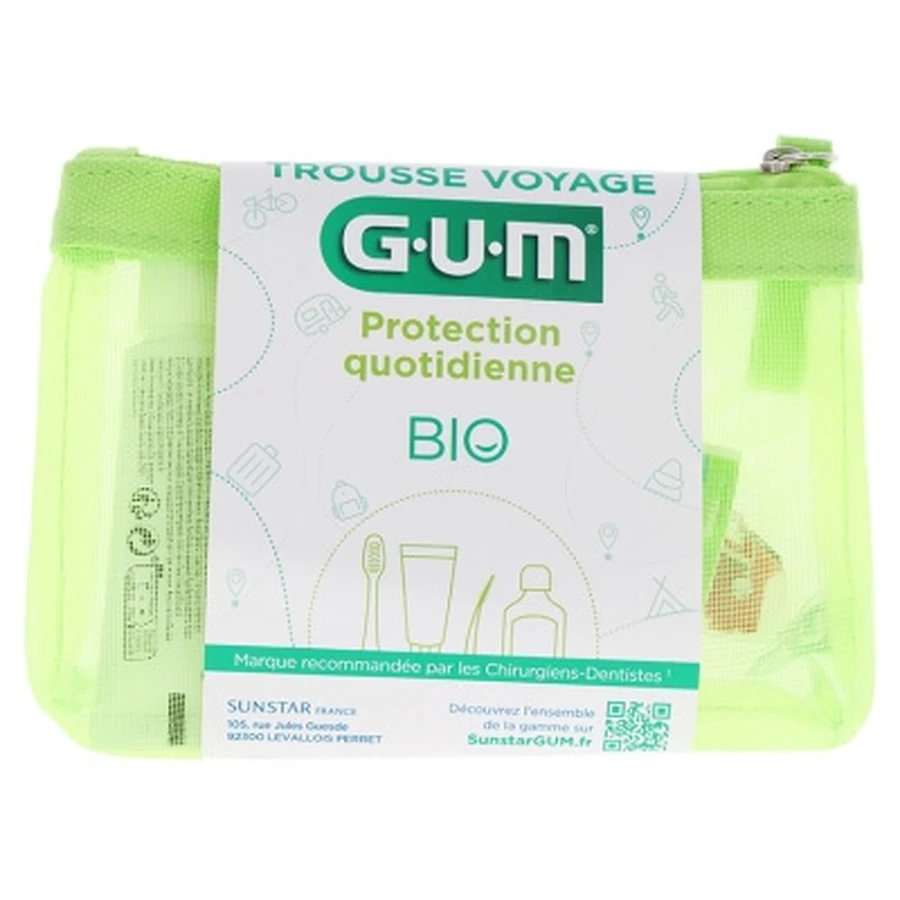 GUM Trousse Voyage Protection Quotidienne Bio
