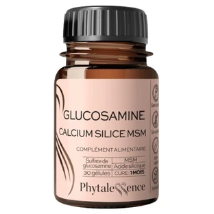 Phytalessence Glucosamin, Kalzium, Kieselsäure und MSM – 30 Kapseln