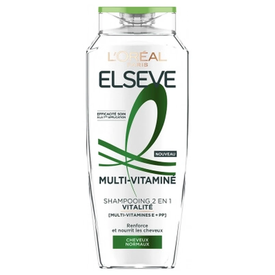 L'Oréal Paris Elseve Multi-Vitamin 2-in-1 Vitality Shampoo, 300 ml