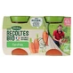 Blédina Les Récoltes Bio Wortelen, voor baby’s vanaf 4–6 maanden, biologisch, 2 potjes