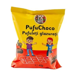 Glazed Puff Pastry Pufu choco, 40g, Solaris