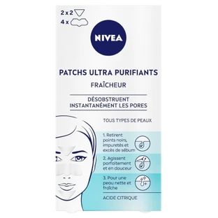 Parches refrescantes ultrapurificantes de Nivea para todo tipo de pieles, 8 parches