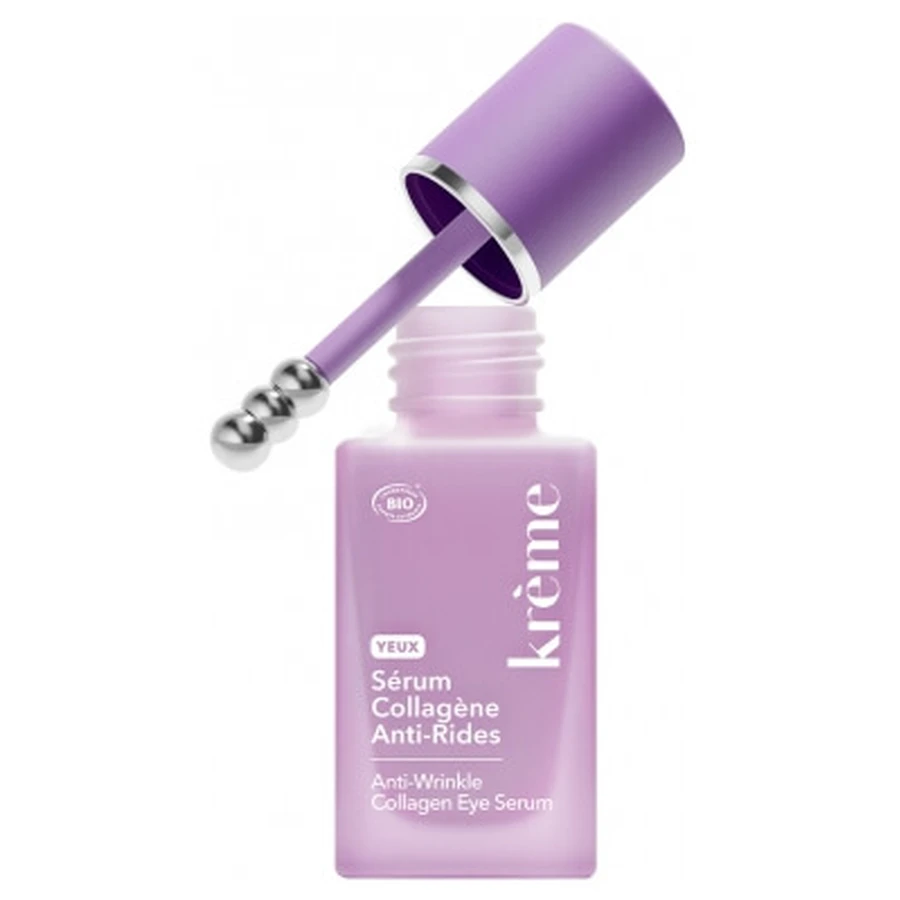 Crema-sérum de colágeno orgánica antiarrugas, 15 ml