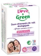 Love &amp; Green milieuvriendelijke nachtkleding voor kinderen van 4–7 jaar (17–30 kg) 15 stuks