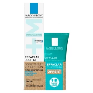 La Roche-Posay Effaclar Duo+M 40 ml + kostenloses Effaclar Purifying Micro-Peeling-Gel 50 ml